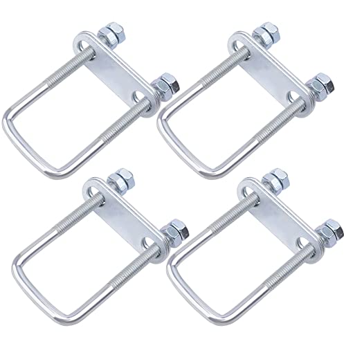 U-Bolzen U-Schrauben Schellen U-Bügelverschluss 4 Stück Quadratische Bolzen M8 40 x 100 mm Gewindebügel Mit Mutter Rahmen Und Unterlegscheibe für Werkstatt Rundstahlbolzen Rundstahlbügel U-Bolzen U-Schrauben Schellen U-Bügelverschluss 4 Stück Quadratische Bolzen M8 40 x 100 mm Gewindebügel Mit Mutter Rahmen Und Unterlegscheibe für Werkstatt Rundstahlbolzen Rundstahlbügel von OBQcare