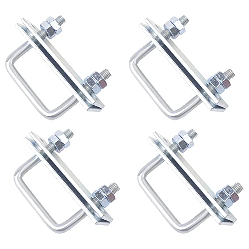 U-Bolzen U-Schrauben Schellen U-Bügelverschluss 4 Stück Quadratische Bolzen M8 Gewindebügel Mit Mutter Rahmen Und Unterlegscheibe für Werkstatt Rundstahlbolzen Rundstahlbügel U-Bolzen U-Schrauben Schellen U-Bügelverschluss 4 Stück Quadratische Bolzen M8 Gewindebügel Mit Mutter Rahmen Und Unterlegscheibe für Werkstatt Rundstahlbolzen Rundstahlbügel von OBQcare