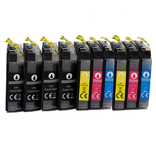 OBV 10x kompatible Tintenpatrone als Ersatz für Brother LC223 LC223XL für J5320DW DCP-J4120DW MFC-J4420DW DCP-J562DW MFC-J480DW MFC-J4625DWJ880DW J4620DW J5720DW J5620DW (10er Pack) von OBV