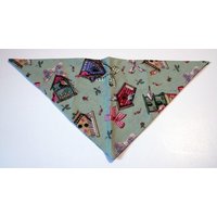 Handgemachtes Hundehalstuch Wintervögel Handgemachtes Hundehalstuch Wintervögel von OBXPuparazzi
