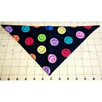 Hundehalstuch Smiley, Retro, Emoji von OBXPuparazzi