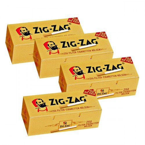 10 x 1.000 Zig Zag Filterhülsen von OCB