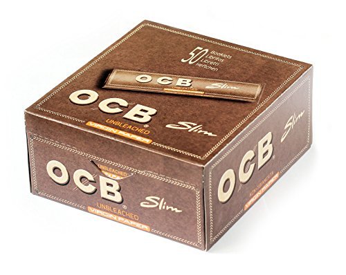 OCB 15437 Unbleached Slim Virgin Paper Long by OCB von OCB