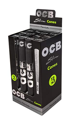 OCB 19396 Premium 12 Packungen a 3 Cones, Papier von OCB