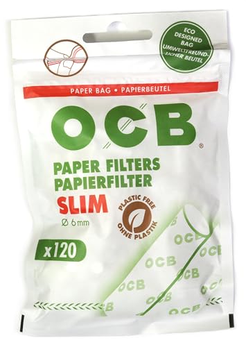 OCB 20165 Zigarettenfilter, Papier 5 Beutel a 120 Filter von OCB