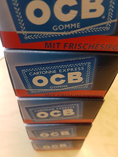 OCB Gummizug-Rolling Papier Zigarettenpapier, blau, 15 x 15 x 5 cm von OCB
