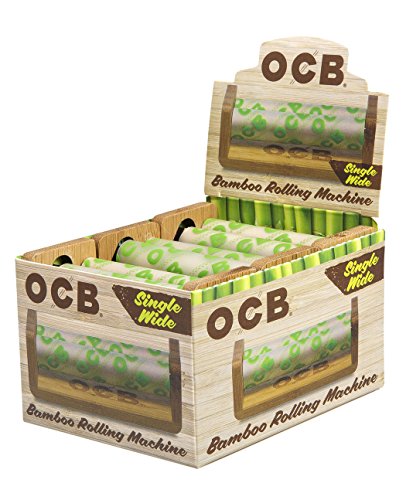 OCB Bamboo Roller Drehmaschine aus Bambus 70mm 5 Boxen (30 Roller) von OCB