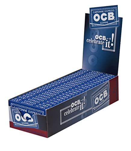 OCB Gummizug-Rolling Papier Zigarettenpapier, blau, 15 x 15 x 5 cm von OCB