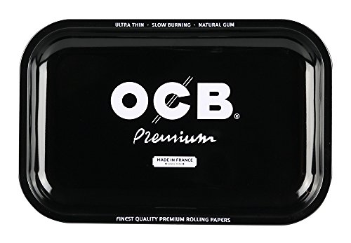 OCB Premium Rolling Metal Tray, Metall, Medium, 11.5Wx7.5L von OCB