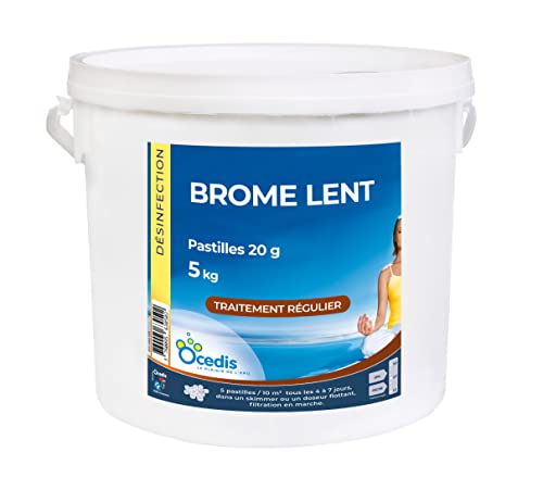 Brom langsam Pool Tabletten 20 g ocedis 5 kg von OCEDIS