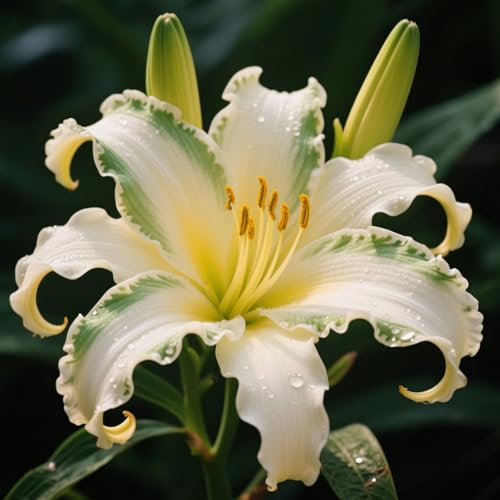 Taglilienzwiebeln,mehrjährig winterhart,große Iriszwiebeln,schaffen einen tropischen Stil,Gartendekoration,Topfpflanzen(Daylily)-8 Stängel-D von OCFVJNF