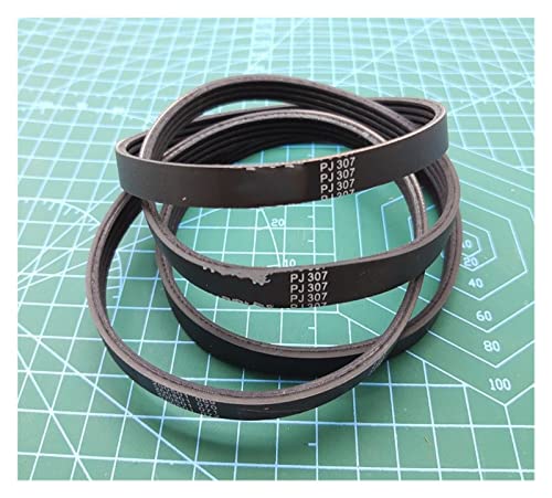 OCHAOS Keilriemen Ersatzriemen PJ307 1 Stück Gummi-Antriebsriemen Förderband Motoren Antriebriemen (Farbe : PJ307-4P, Größe : 1pc) von OCHAOS