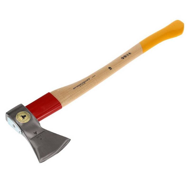 OCHSENKOPF Axt Universal Gold-Forstax -PLUS - Rheinische Form, Schlagschutz von OCHSENKOPF