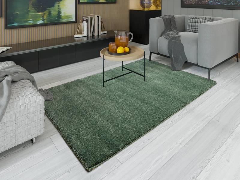 OCI DIE TEPPICHMARKE Teppich NEW VILLA MELANGE, auch als Läufer, rechteckig, Höhe: 20 mm, dicht maschinell gewebt, strapazierfähig, uni, alle Wohnräume von OCI DIE TEPPICHMARKE