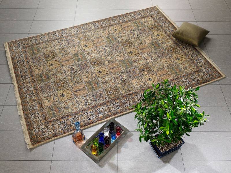 OCI DIE TEPPICHMARKE Orientteppich Vasuki, rechteckig, Höhe: 4 mm, hochwertig handgeknüpft, mit Fransen, Wohnzimmer von OCI DIE TEPPICHMARKE