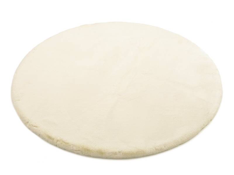 OCI DIE TEPPICHMARKE Teppich ALISSA, rund, Höhe: 38 mm, Kuschelig weicher Flor, Kaninchen Fell Haptik, getuftet von OCI DIE TEPPICHMARKE