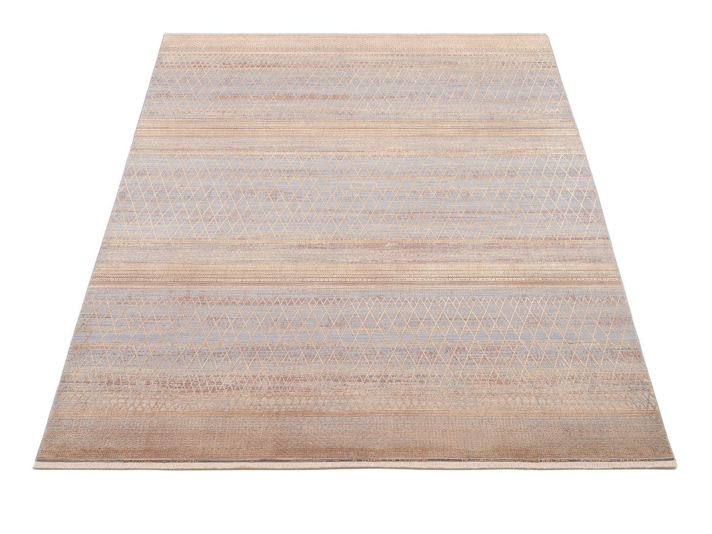 Teppich FARBEN MASTER, OCI DIE TEPPICHMARKE, rechteckig, Höhe: 8 mm, Klassisches Muster, eingefasst, in 3-D-Optik von OCI DIE TEPPICHMARKE