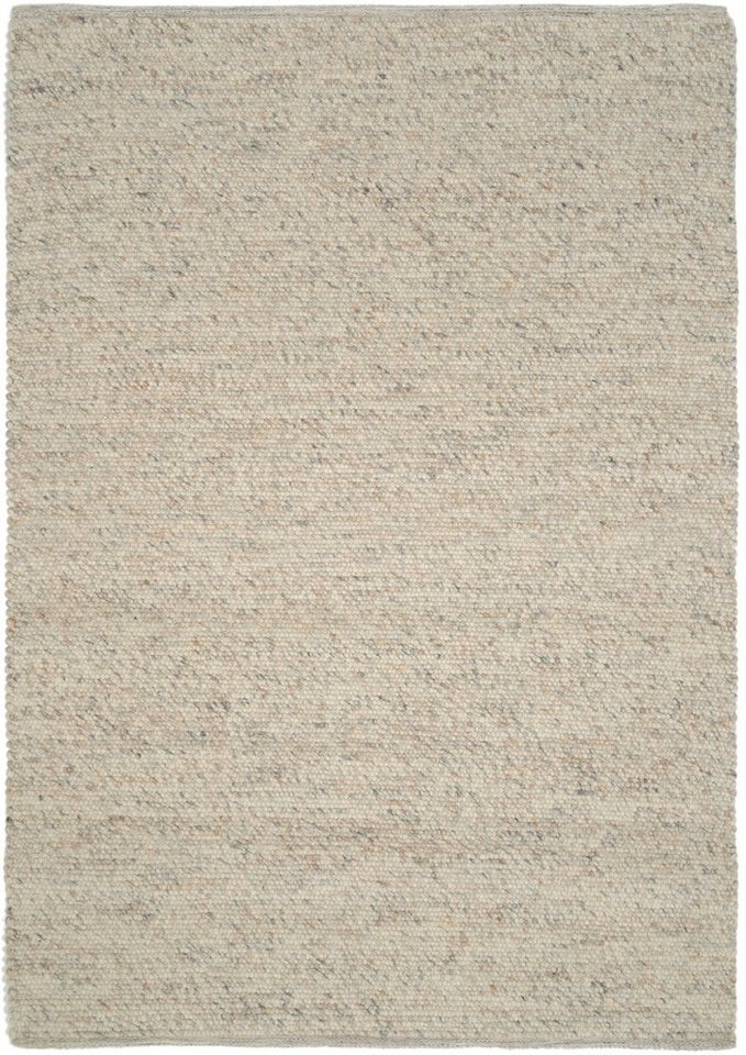 Teppich FAVORIT, OCI DIE TEPPICHMARKE, rund, Höhe: 12 mm, Handweb-Teppich aus Indien, handgewebt, hochwertig verarbeitet von OCI DIE TEPPICHMARKE