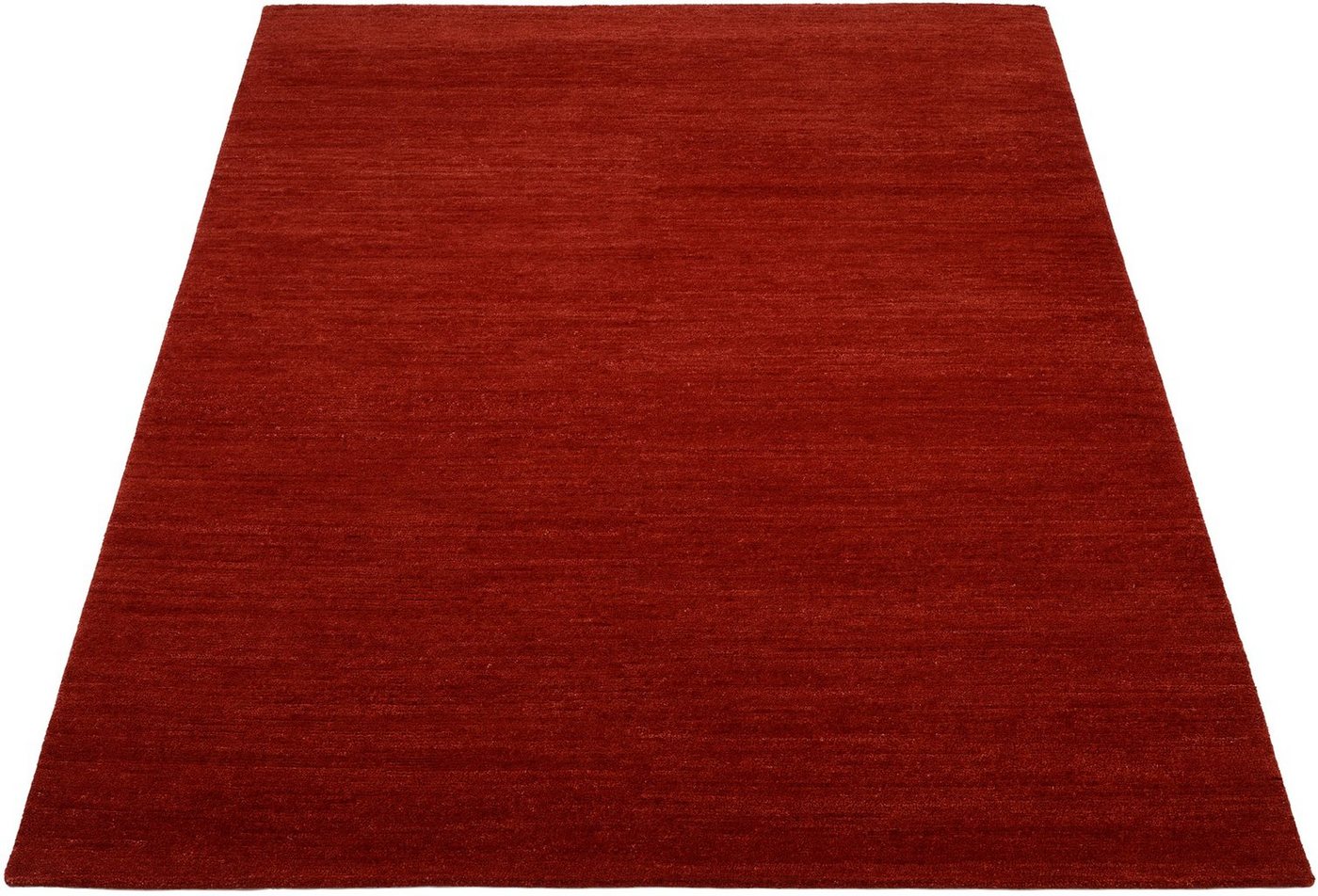Teppich HIMALI UNI, OCI DIE TEPPICHMARKE, rechteckig, Höhe: 5 mm, handgeknüpft, hochwertige Wolle, fußwarm, Wohnzimmer von OCI DIE TEPPICHMARKE