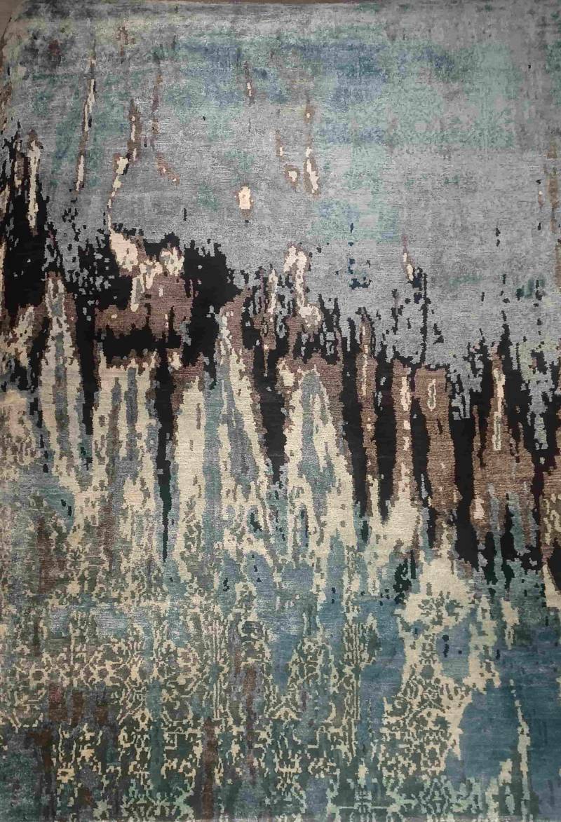 OCI Teppich Nepal Palace Koseli ca. 170 x 240 cm handgeknüpft in türkis von OCI