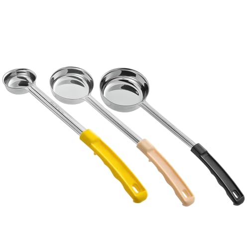 OCS Parts 3 x einfarbige Portionslöffel, 3 ml, 3 ml und 170 ml, Edelstahl, spülmaschinenfest, Mehrzweck-Portions- und Servierlöffel OCS Parts 3 x einfarbige Portionslöffel, 3 ml, 3 ml und 170 ml, Edelstahl, spülmaschinenfest, Mehrzweck-Portions- und Servierlöffel von OCS Parts