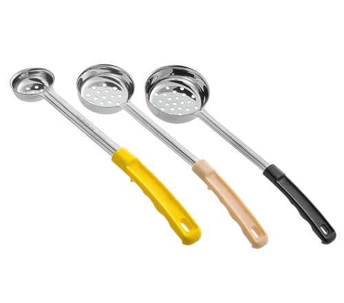 OCS Parts Perforierte, farbcodierte Portionslöffel, Edelstahl, spülmaschinenfest, Mehrzweck-Portions- und Servierlöffel, 3 Stück, 0,5 l und 170 ml OCS Parts Perforierte, farbcodierte Portionslöffel, Edelstahl, spülmaschinenfest, Mehrzweck-Portions- und Servierlöffel, 3 Stück, 0,5 l und 170 ml von OCS Parts