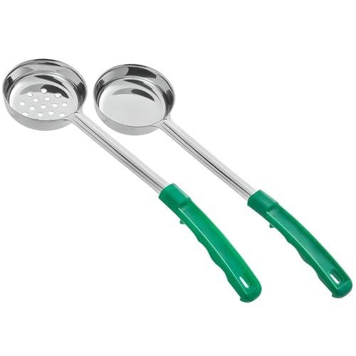 OCS Parts Perforierte und solide Portionslöffel, Edelstahl, spülmaschinenfest, Mehrzweck-Portions- und Servierlöffel, 118 ml, 2 Stück OCS Parts Perforierte und solide Portionslöffel, Edelstahl, spülmaschinenfest, Mehrzweck-Portions- und Servierlöffel, 118 ml, 2 Stück von OCS Parts