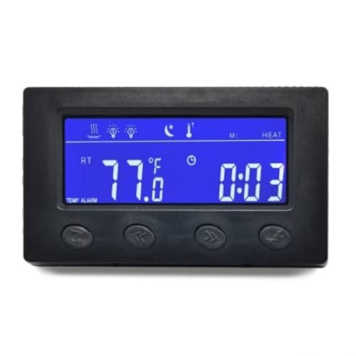 OCS.tec Digitaler Thermostat Thermo Control Zeitschaltuhr Alarm Aquarium Terrarium Reptilien Fische *externes Display* TXA von OCS.tec