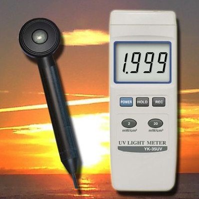 UV-Messgerät UV-Tester UV-Messer UV-Meter UVA/UVB Sonnenstrahlung Solarium Sonnenstudio UV1 von OCS.tec