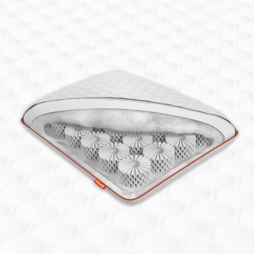 OCTASLEEP Smart Kissen 40x80 cm - atmungsaktives und kühlendes Schlafkissen – Kopfkissen mit Bezug - ergonomische Anpassung an Kopf & Hals - Nackenkissen von OCTASLEEP