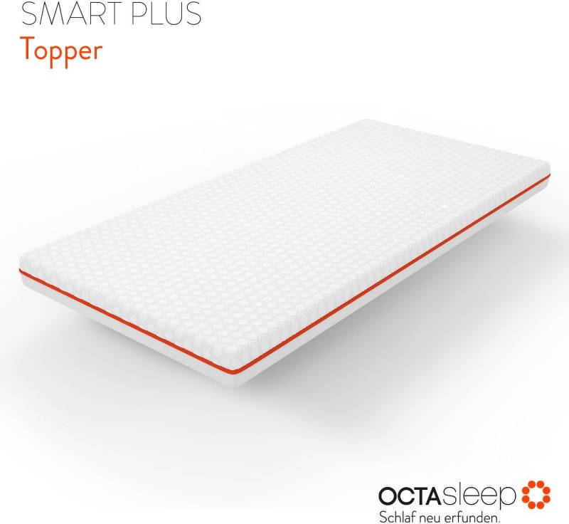 OCTAsleep, Topper Octasleep Smart Plus Topper, 90x200 cm, 140x200 cm und weitere Größen, 7 cm hoch, Kaltschaum, Komfortschaum, Viscoschaum, OCTAspring® Aerospace Technologie, Topper, ergonomisch, atmungsaktiv von OCTAsleep