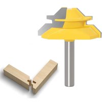 45-Grad-Gehrungsfräser, 8 mm, Holzfräser, Nutfräser, Zapfenfräser für die Holzbearbeitung, Schneidwerkzeug für Graviermaschine, Decoupage-Maschine 45-Grad-Gehrungsfräser, 8 mm, Holzfräser, Nutfräser, Zapfenfräser für die Holzbearbeitung, Schneidwerkzeug für Graviermaschine, Decoupage-Maschine von OCXIN