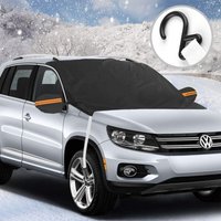Auto-Windschutzscheibenabdeckung, Windschutzscheibenabdeckung mit Reflektorstreifen, universeller, faltbarer Sonnenschutz für Auto, Auto-Windschutzscheibenabdeckung, Windschutzscheibenabdeckung mit Reflektorstreifen, universeller, faltbarer Sonnenschutz für Auto, von OCXIN