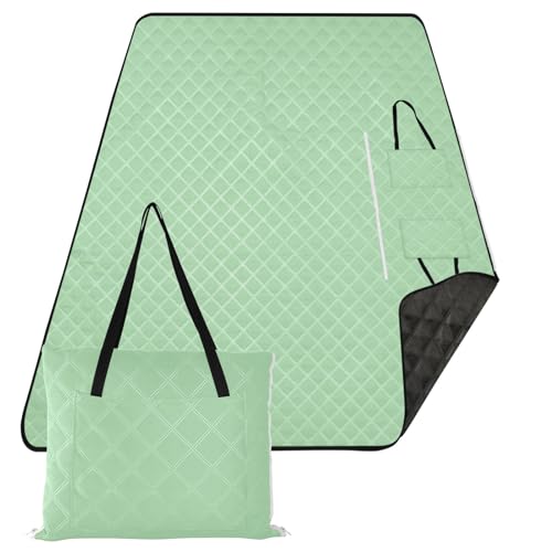ODAWA Celadon Picknickdecke, leicht, handlich, für Frühling, Sommer, Camping, 203,2 x 299,7 cm von ODAWA