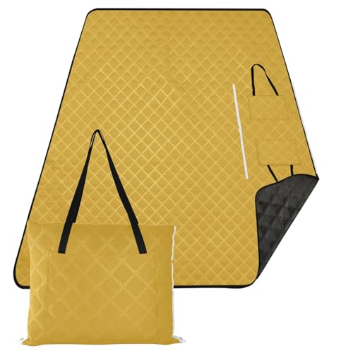 ODAWA Goldenrod Outdoor Packbare Decke, Outdoor-Matte für Camping, Park, Reisen, Gras, 203,2 x 299,7 cm von ODAWA