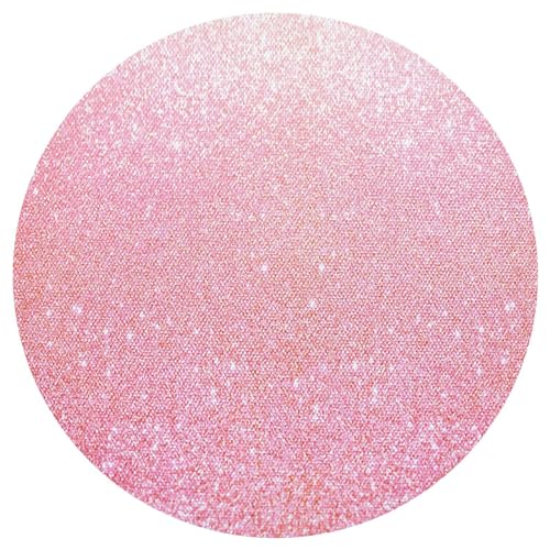 ODAWA Pink Glitter Placemat Round Table Mats for Dining Tables Washable Table Mats for Party Kitchen Dining Decoration von ODAWA