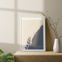 Benutzerdefinierte Barcelona Landkarten Druck Wohnkultur Geschenk Karte Stadtplan Stadt Poster Drucke Karten von ODAproducts