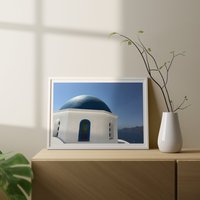 Moderner Druck - Fine Art Print Wanddekoration Poster, Santorini I Poster Gerahmter Oder Ungerahmter Fotodruck, Verschiedene Größen Moderner Druck - Fine Art Print Wanddekoration Poster, Santorini I Poster Gerahmter Oder Ungerahmter Fotodruck, Verschiedene Größen von ODAproducts