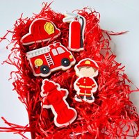 Feuerwehrmann Feuerwehr Geburtstag Kekse Geschenk Candy Bar Party Feuerwehrmann Feuerwehr Geburtstag Kekse Geschenk Candy Bar Party von ODDAcake