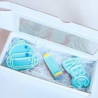 Schulrucksack Bleistift Abc Cookies Schulkinder Kekse Back Toschool von ODDAcake