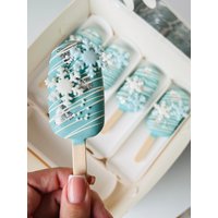 Snowflake Frozen Cake Pops Cakesicles Babyshower Geburtstag Events Erster Baby Hochzeit Shower von ODDAcake