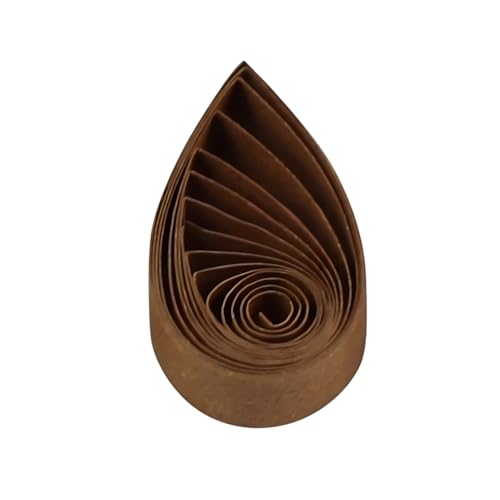 Quilling Papierstreifen 3mm Paper Quilling Streifen Papier Quilling Set Papierbreite 3mm Braun Art Streifen für DIY Handwerk 54cm Länge von ODETOJOY