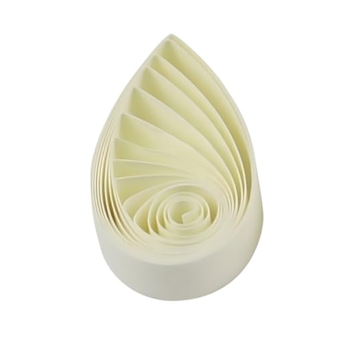 Quilling-Streifen, 5 mm, Papier-Quilling-Set, einfarbig, Stern, Origami-Papier, DIY, Handarbeit, einfarbig, Quilling-Papier, Filigee-Streifen (beige) von ODETOJOY