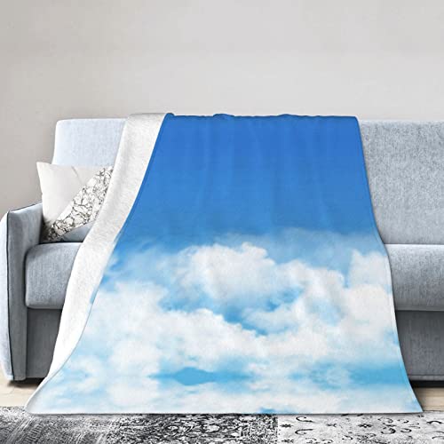 ODHHGDF Niedliche Wolkendecke, Flanell-Fleecedecke, Klimaanlage, bequem, weich und gemütlich, 101,6 x 127,7 cm ODHHGDF Niedliche Wolkendecke, Flanell-Fleecedecke, Klimaanlage, bequem, weich und gemütlich, 101,6 x 127,7 cm von ODHHGDF