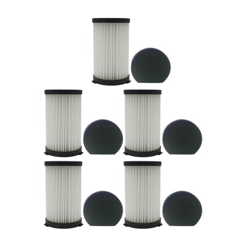 Kompatibel Mit MooSoo, D600 D601 Element, Kompatibel Mit Cecotec, 520 Corded Staubsaugerfilter(5 Pcs) von ODILUXDCF