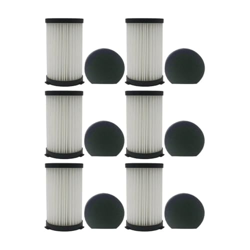 Kompatibel Mit MooSoo, D600 D601 Element, Kompatibel Mit Cecotec, 520 Corded Staubsaugerfilter(6 Pcs) von ODILUXDCF