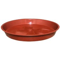10er-Pack Pflanzenuntersetzer, Blumentopfuntersetzer für Pflanzen, Pflanzschalen für drinnen, draußen, Garten – 23 cm/Rot von ODIPIE