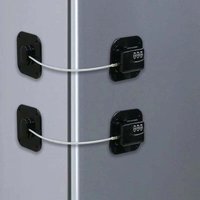 2 Stück Kühlschrankschloss mit Code, Kinder-Kühlschranksicherung mit Klebstoff, Kinder-Zahlenschlösser für Schränke, Kühlschränke, Gefrierschränke 2 Stück Kühlschrankschloss mit Code, Kinder-Kühlschranksicherung mit Klebstoff, Kinder-Zahlenschlösser für Schränke, Kühlschränke, Gefrierschränke von ODIPIE