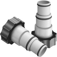 2er-Pack A-Adapter für Intex-Schwimmbad-Ersatzschlauchadapter für Pumpe A-Serie mit Innengewinde-Einschraubanschluss von ODIPIE