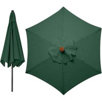 Odipie - 3 Meter 6-Arm-Sonnenschirm-Ersatzabdeckungen, Gartendach, Ersatz-Sonnenschirmabdeckung, nur Dach (grün) von ODIPIE